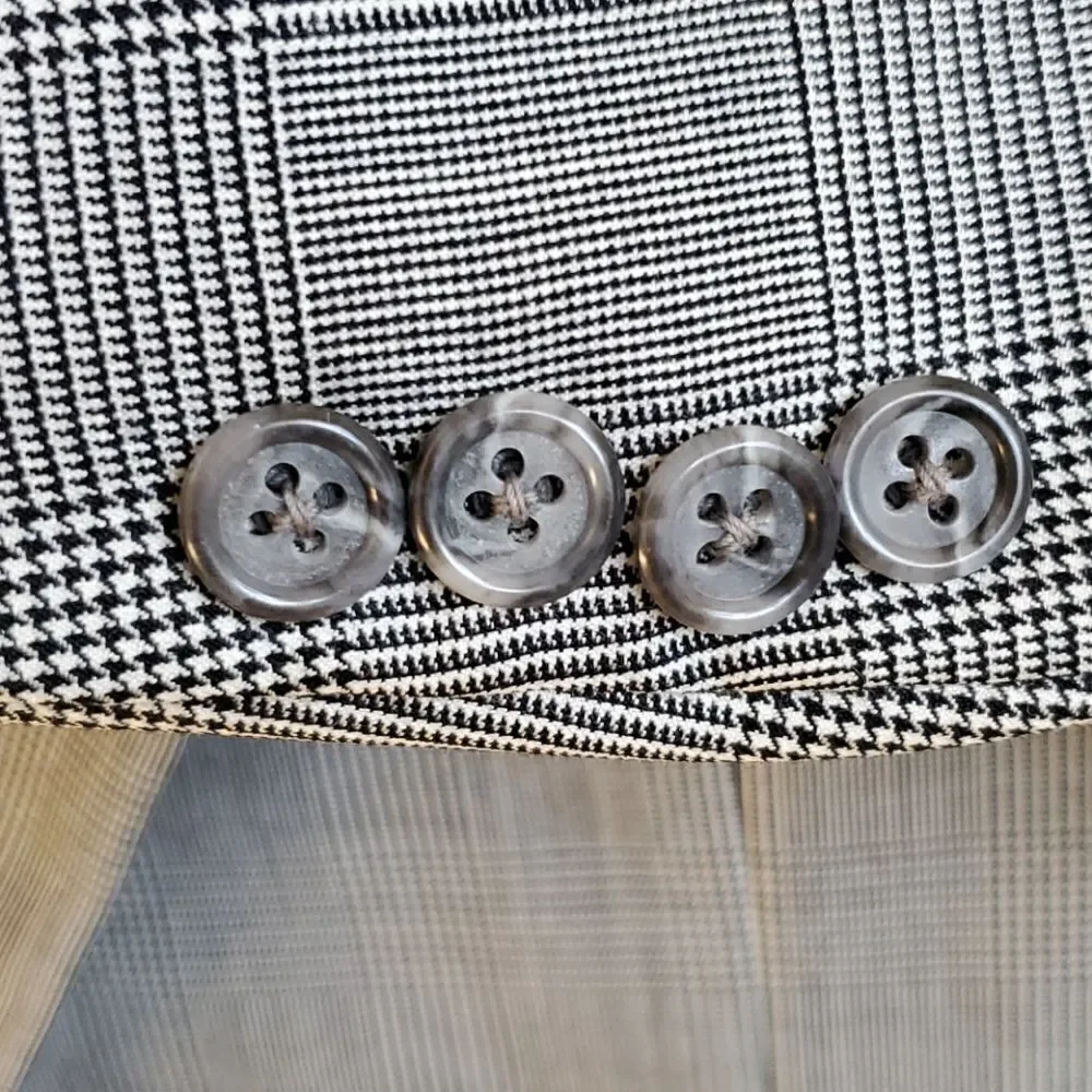‎HICKEY-FREEMAN Houndstooth Jacket - Size 41 Short